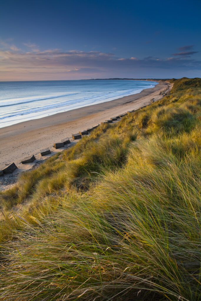England, Northumberland, Druridge Bay.